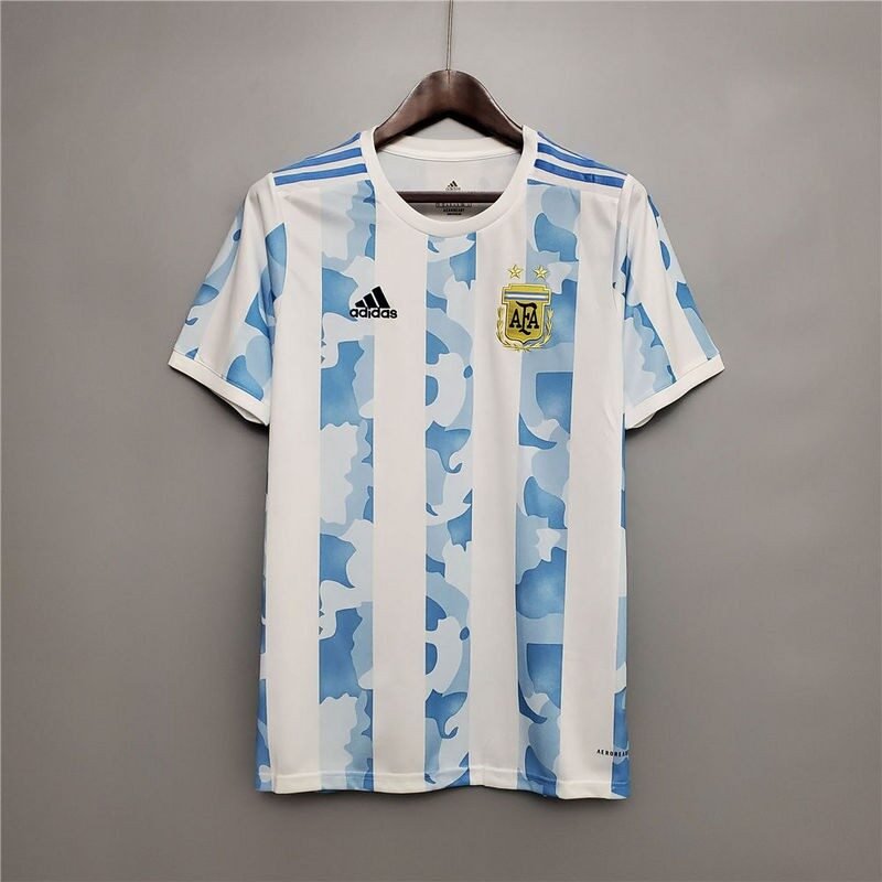 Camiseta Argentina Seleção Casa Oficial Adidas Temporada 21/22