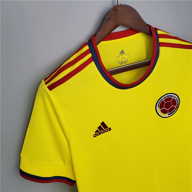 Camiseta Colombia Seleção Casa Adidas Temporada 21/22