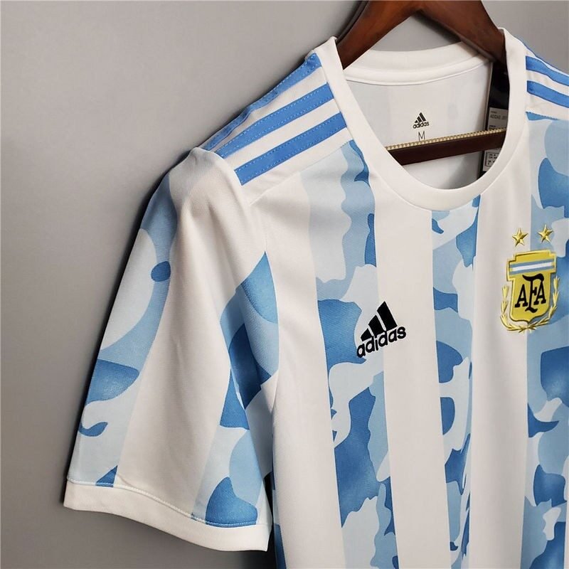 Camiseta Argentina Seleção Casa Oficial Adidas Temporada 21/22