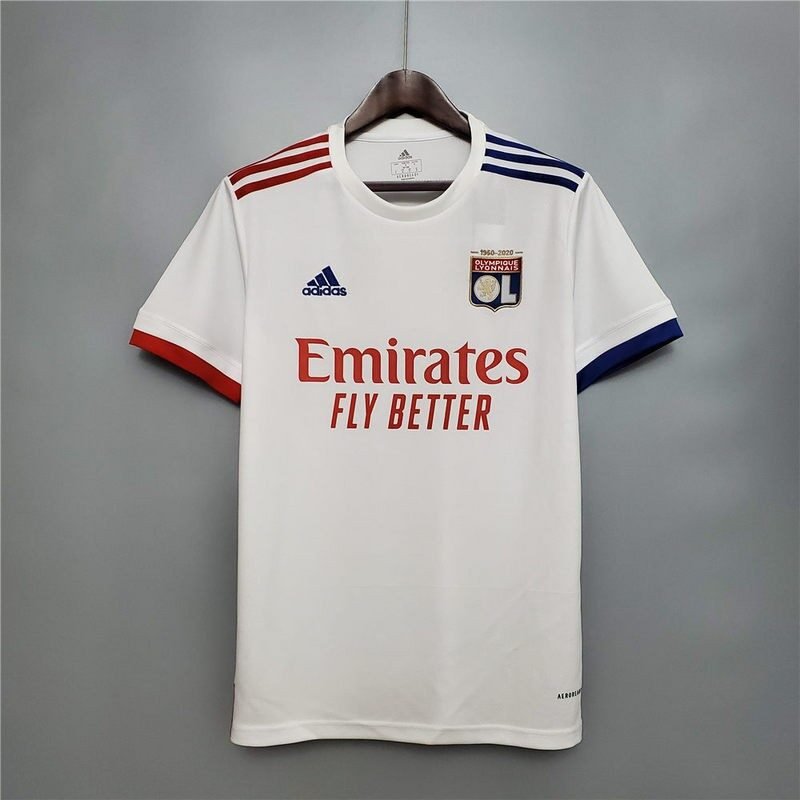 Camiseta Lyon Casa Uniforme Oficial Adidas Temporada 20/21