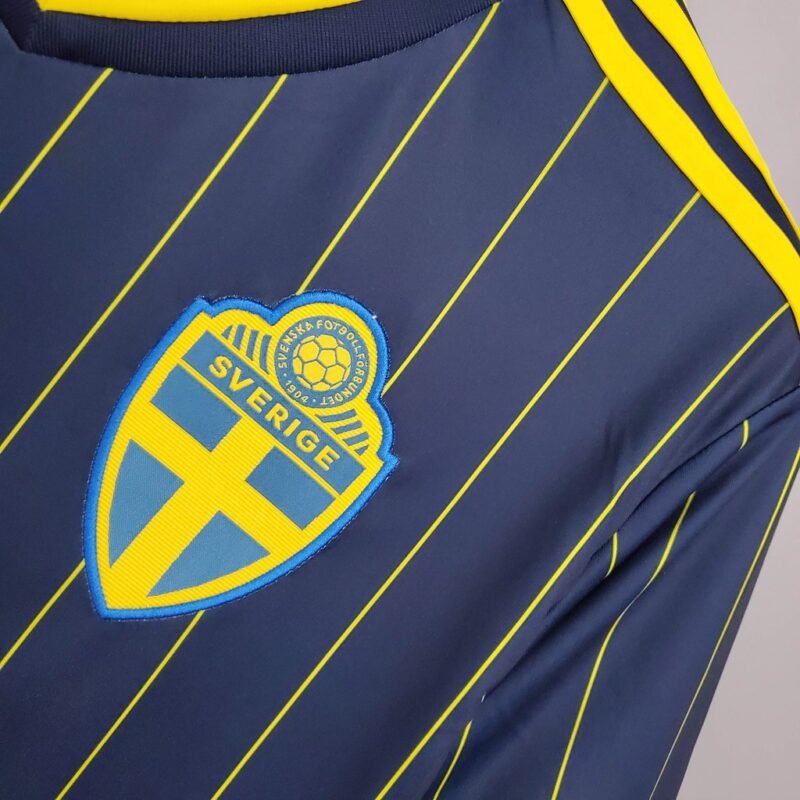 Camiseta Suécia Seleção Visitante Oficial Adidas Temporada 21/22