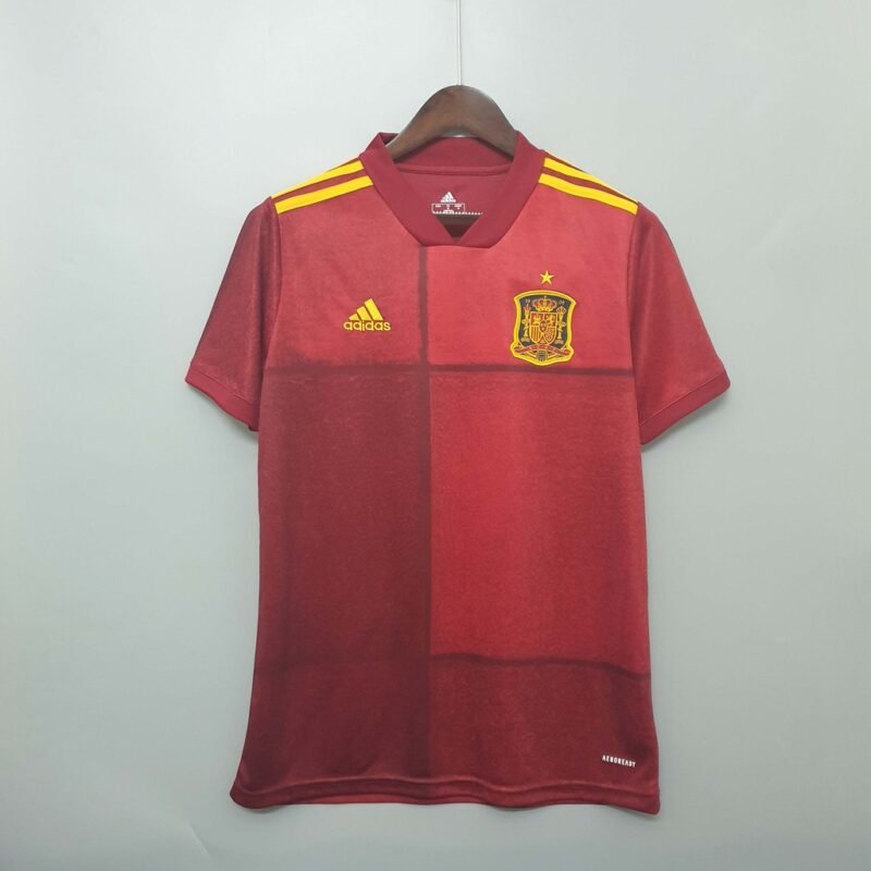 Camiseta Espanha Seleção Casa Oficial Adidas Temporada 21/22