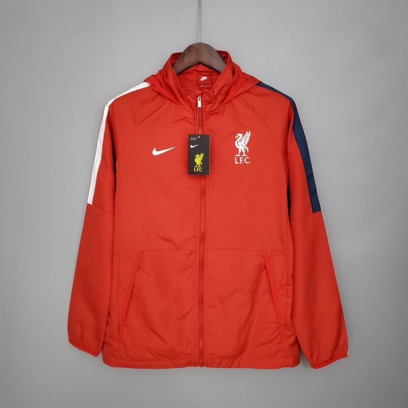 Corta Vento Liverpool Oficial Nike Vermelho 21/22