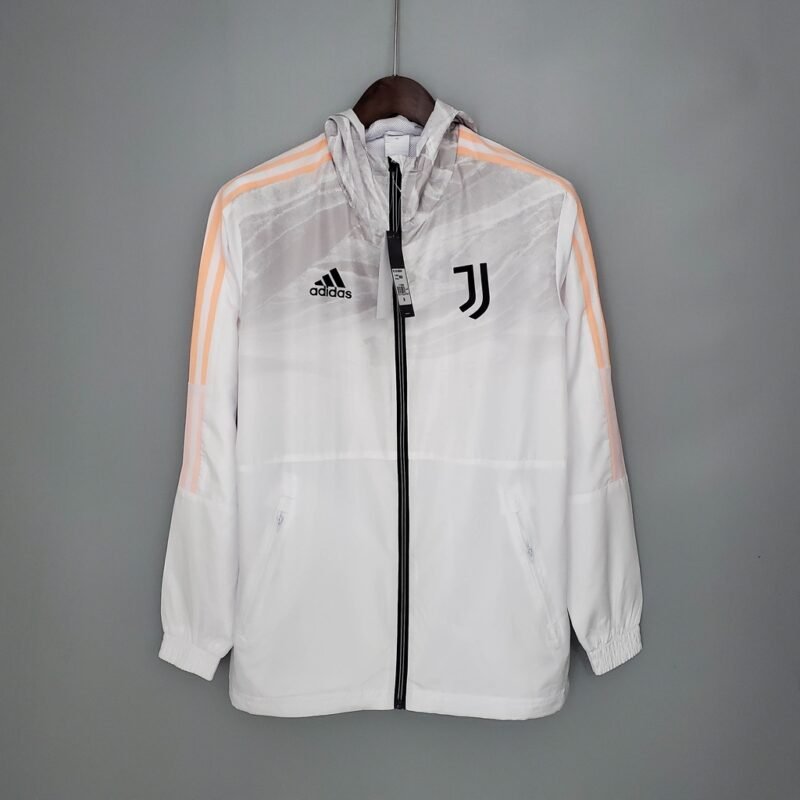 Corta Vento Juventus Oficial Adidas Branco 21/22