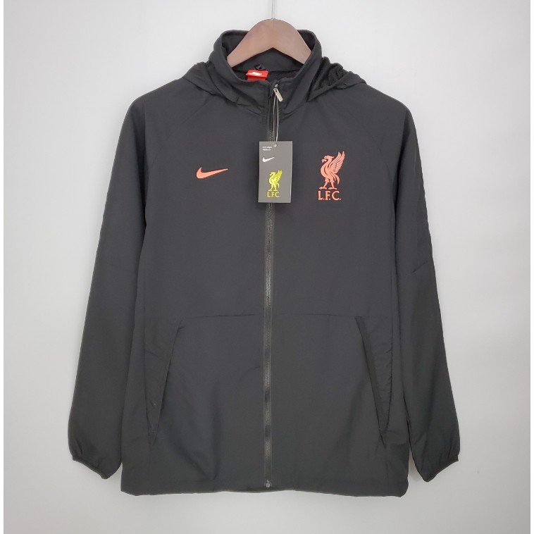 Corta Vento Liverpool Oficial Nike Preto 21/22