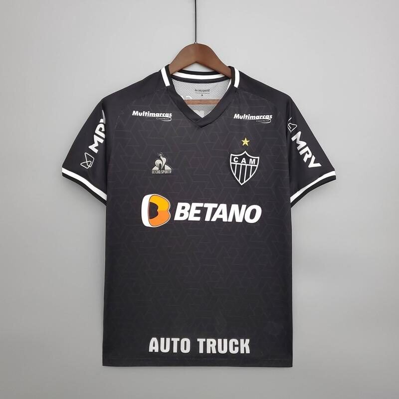 Camiseta Atletico Mineiro Le Coq Sportif Terceiro Uniforme Preto 21/22