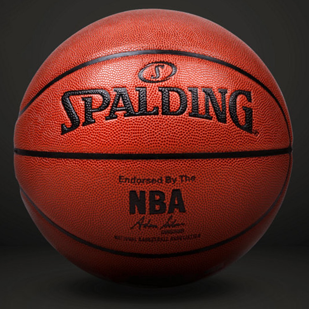 Bola de Basquete Oficial de Jogo Spalding NBA Gold - Sportset