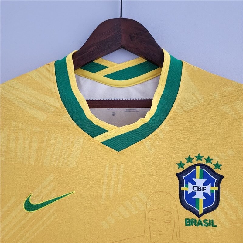 Camiseta Seleção Brasileira Feminina Edição Especial Cristo Redentor Oficial Nike 22/23