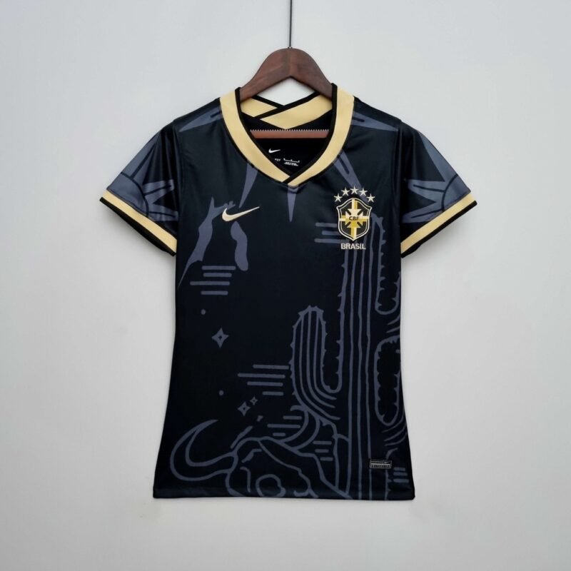 Camiseta Seleção Brasileira Feminina Edição Especial Cactos Preta Oficial Nike 22/23