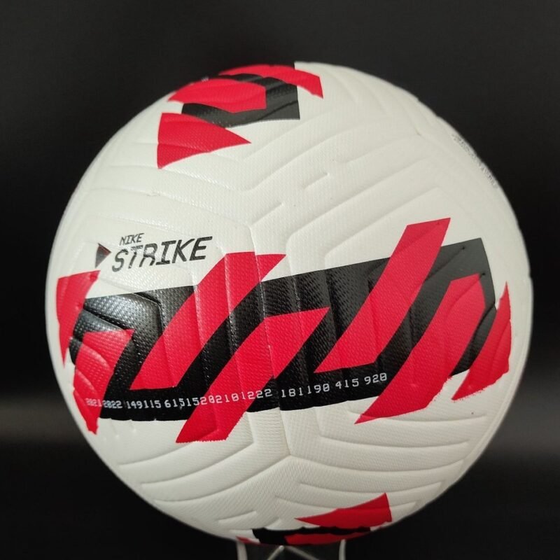 Bola de Futebol Profissional Nike Strike AerowSculpt Branco e Rosa