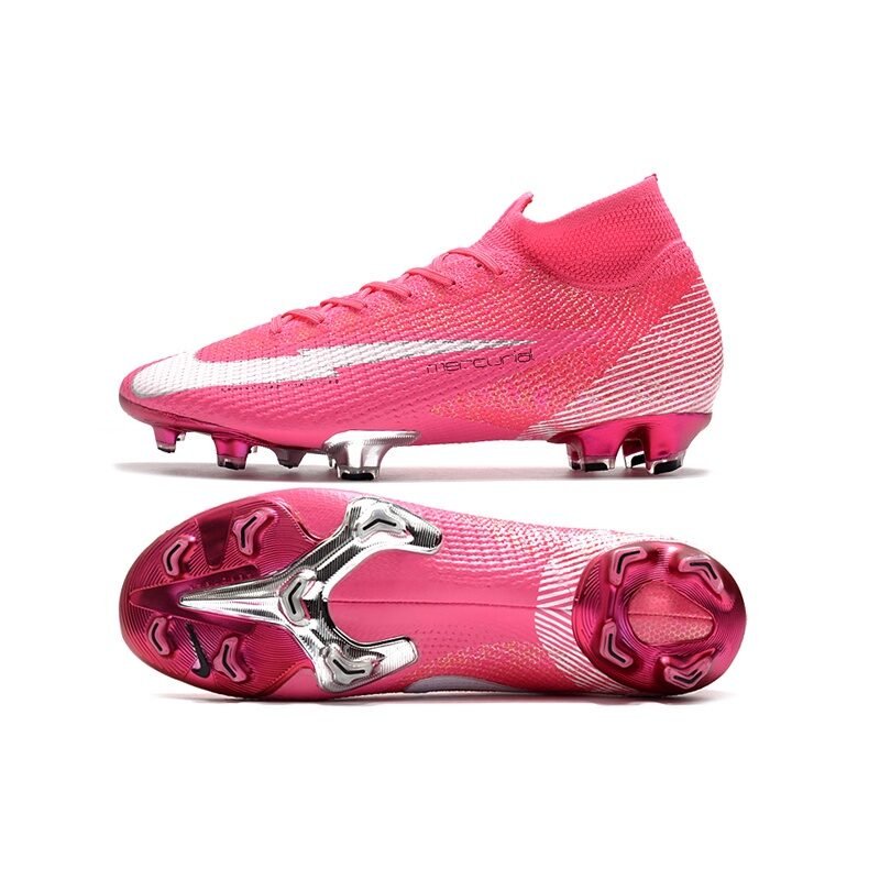 Chuteira Profissional de Campo Nike Mercurial Superfly 7 Flyknit  Rosa Pink