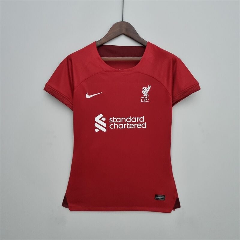 Camiseta Feminina Liverpool Casa Oficial Nike Temporada 22/23
