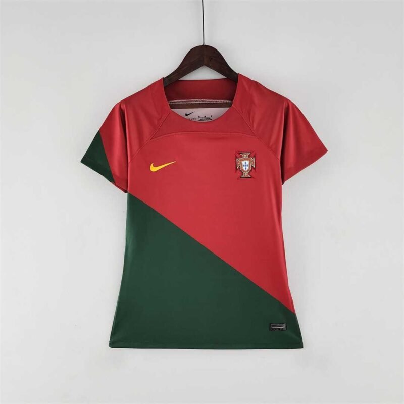 Camiseta Feminina Portugal Casa Oficial Nike Temporada 22/23
