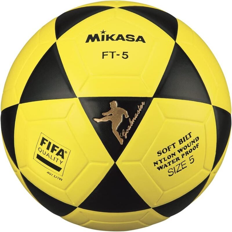 Bola de Altinha Futvôlei Mikasa FT-5 FIFA Aprovada Impermeável Amarela