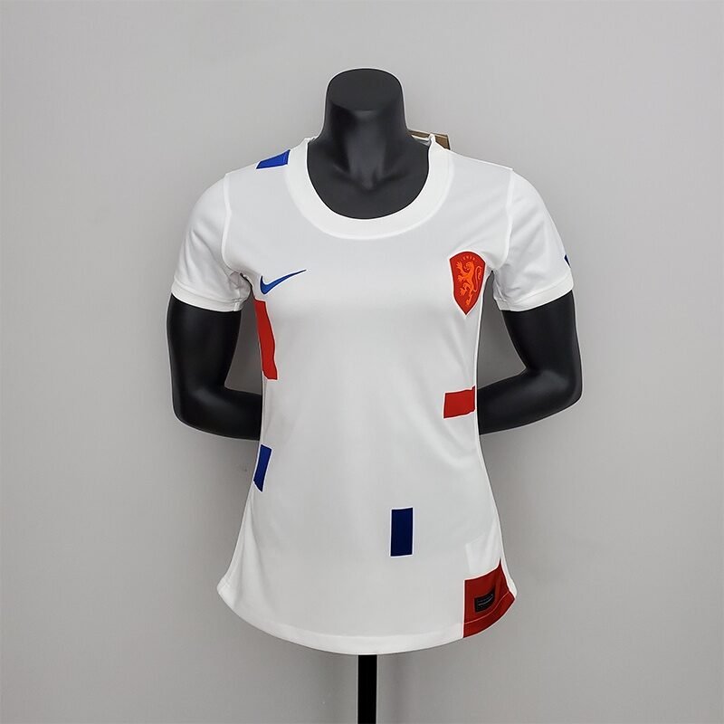 Camiseta Feminina Holanda Visitante Oficial Nike Temporada 22/23