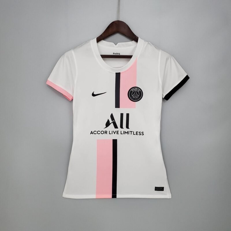 Camiseta Feminina Paris Saint-German PSG Visitante Oficial Nike Temporada 21/22