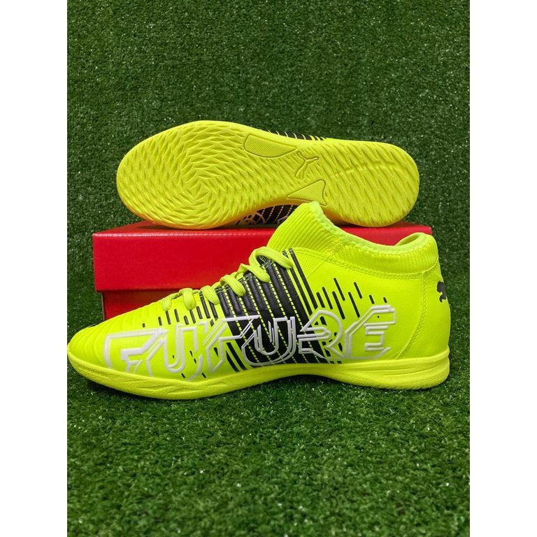 Tênis de Futsal Puma Future Z 4.1 Amarelo e Preto