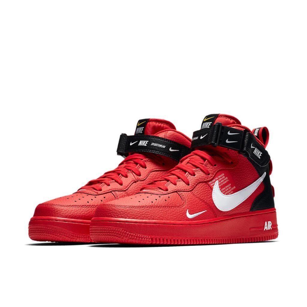 Tênis Nike Cano Alto Air Force LV8 Unisex Vermelho - Sportset