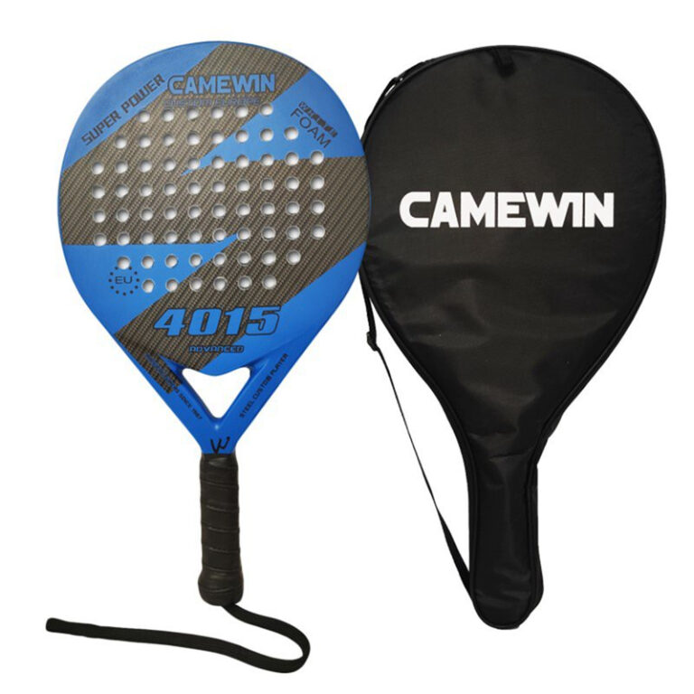 Raquete de Beach Tennis 3K Camewin Fibra de Carbono com Tratamento