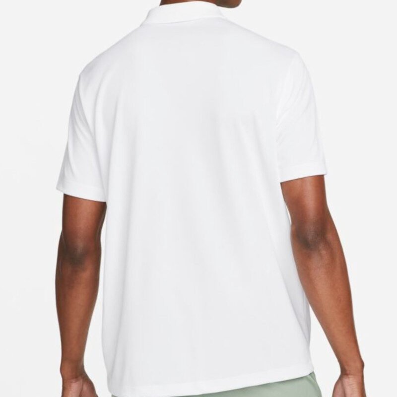 Camiseta Nike Polo Dry Fit Masculina Branca