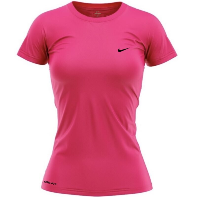 Camiseta Esportiva Nike Dry Fit Feminina Rosa