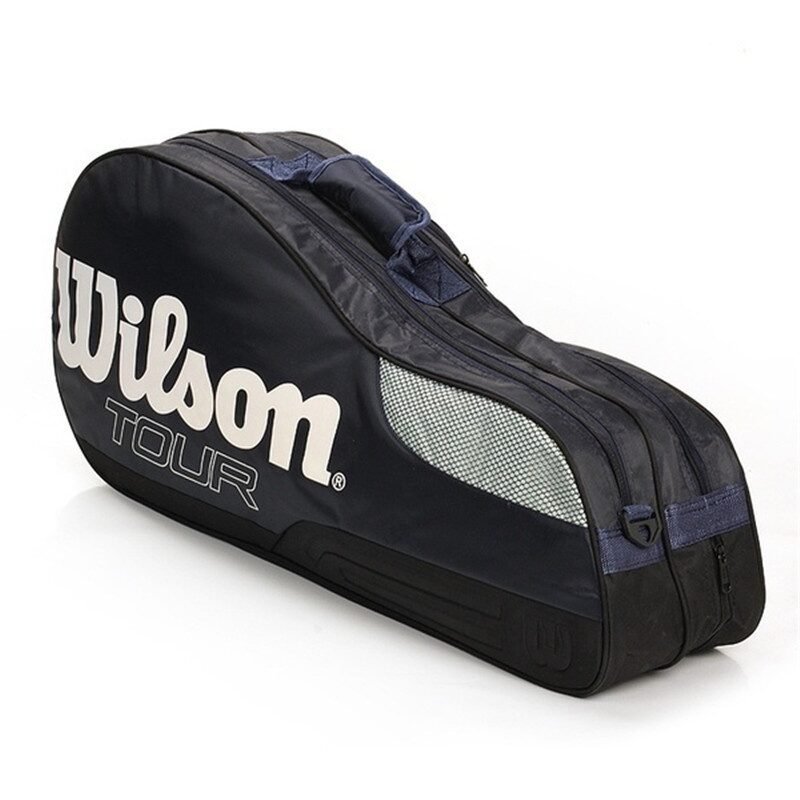 Bolsa Wilson Para Raquetes de Tênis Azul Escura