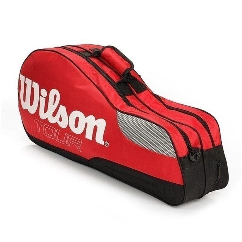 Bolsa Wilson Para Raquetes de Tênis Vermelha