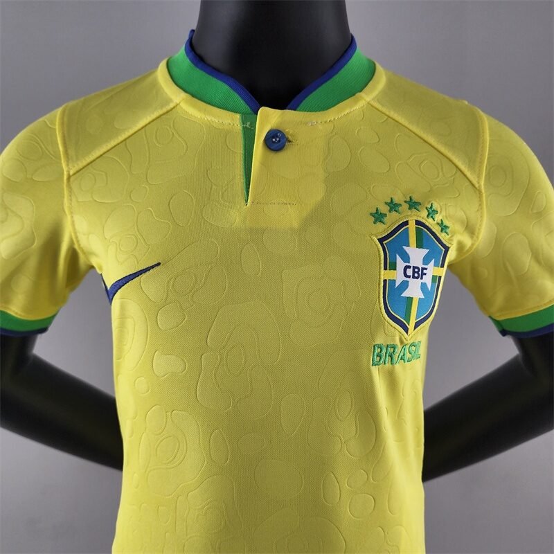 Conjunto Infantil Nike Oficial Seleção Brasileira 2022