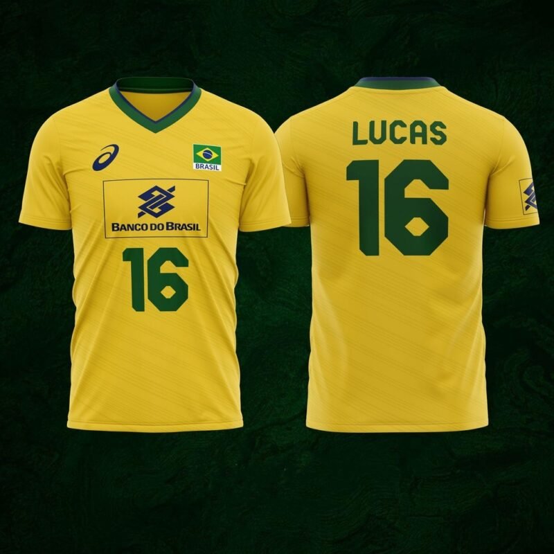 Camiseta de Volei Asics Seleção Brasileira