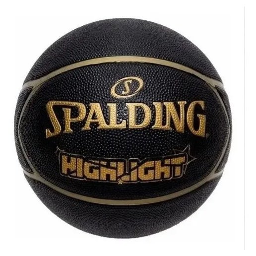 Bola Basquete Spalding NBA Highlight N7 Oficial de Jogo em Borracha