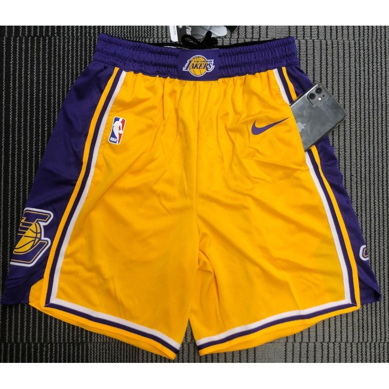 Shorts de Basquete NBA Nike Los Angeles Lakers