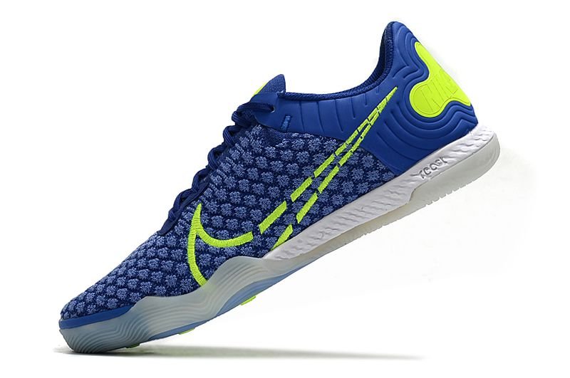 Tênis de Futsal Nike React Gato IC Azul neon