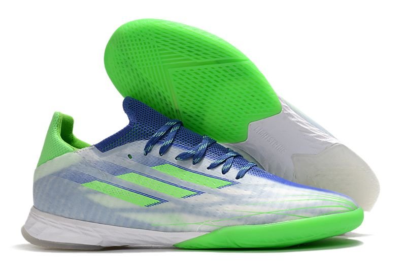 Tênis de Futsal Adidas X speedflow1 IN Cinza neon