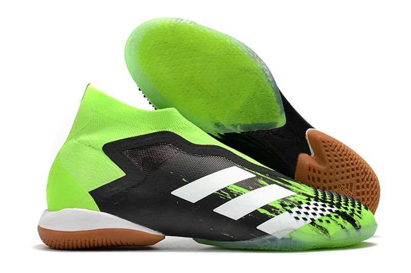 Tênis de Futsal Adidas Predator 20+ IC Preto neon