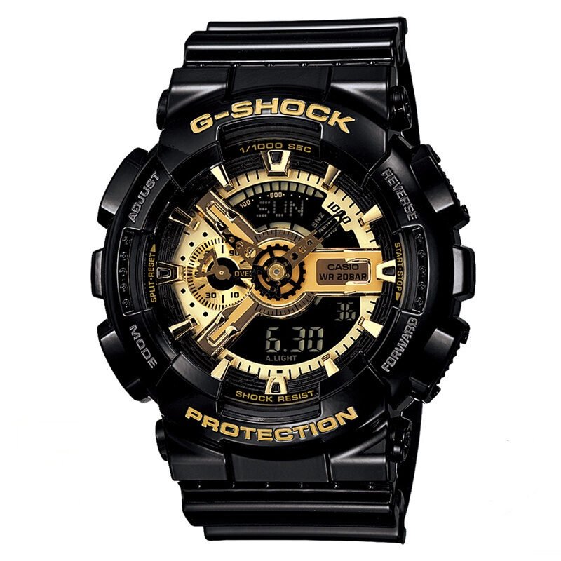 Relógio G-Shock GA-110 Preto e Dourado