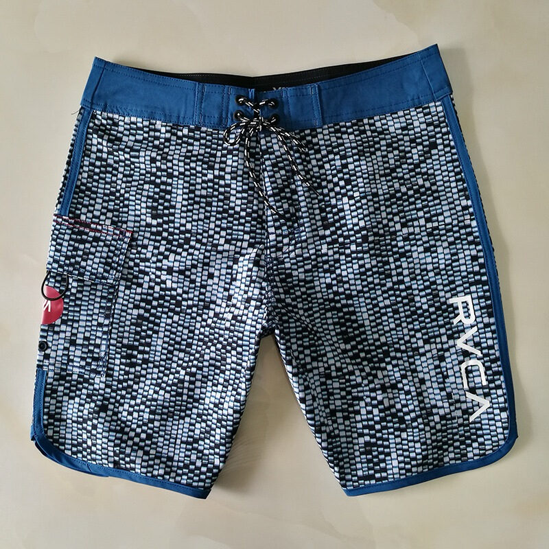 Bermuda Boardshort RVCA Secagem Rápida Cinza