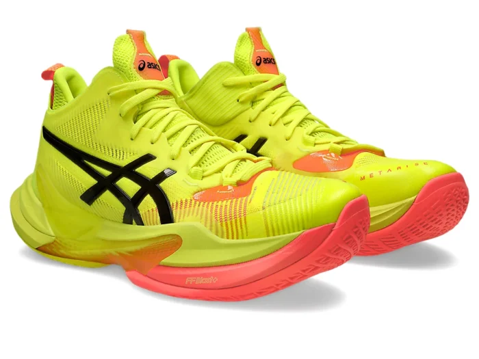Tênis Asics de Voleibol Profissional Metarise Paris Verde - Image 3
