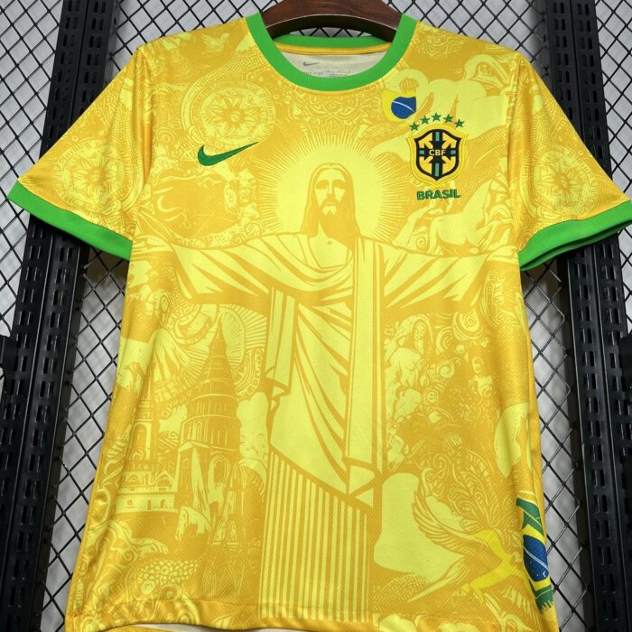 Camiseta Seleção Brasileira Feminina Edição Especial Cristo Redentor Oficial Nike 24/25 - Image 3
