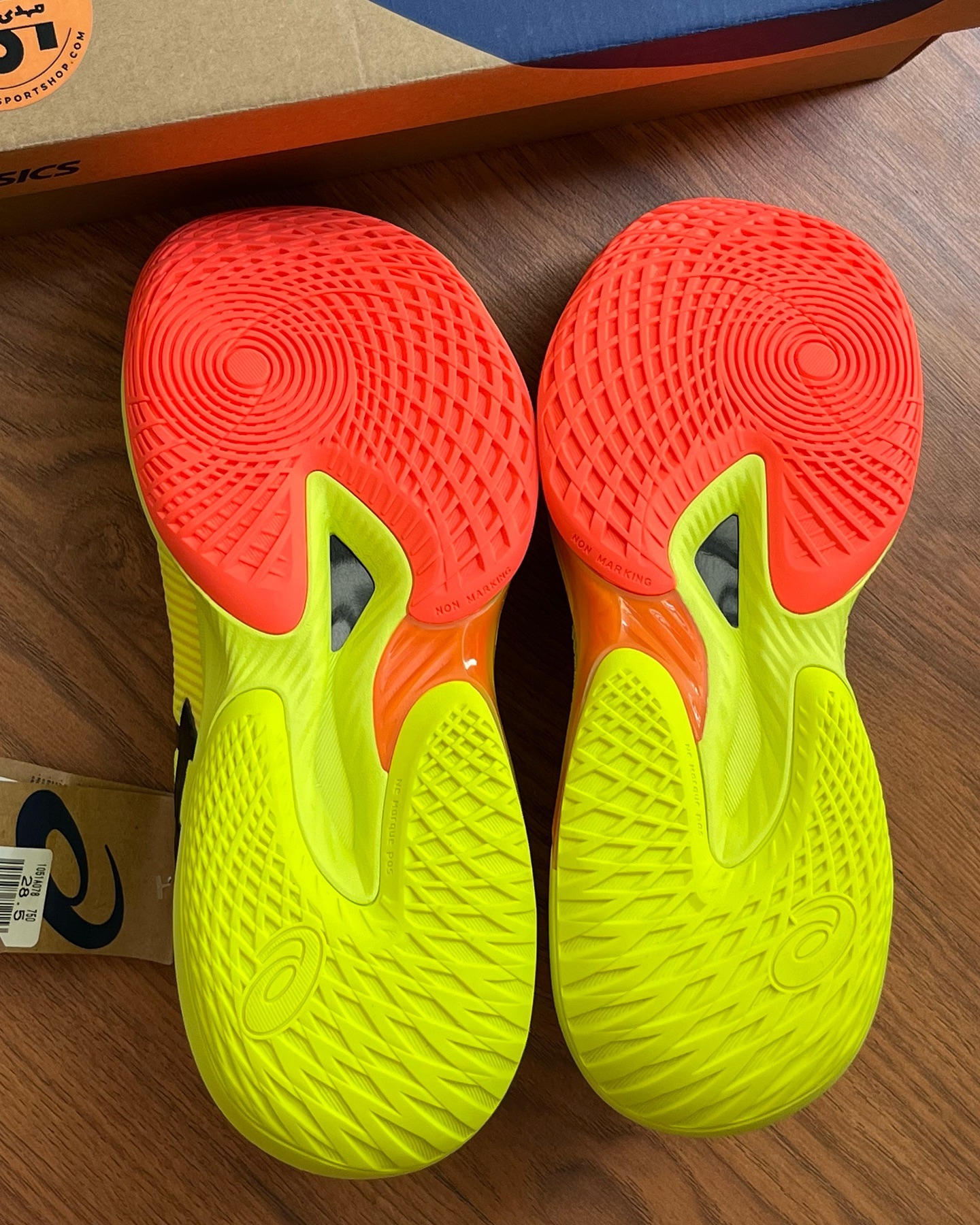 Tênis Asics de Voleibol Profissional Metarise Paris Verde - Image 5