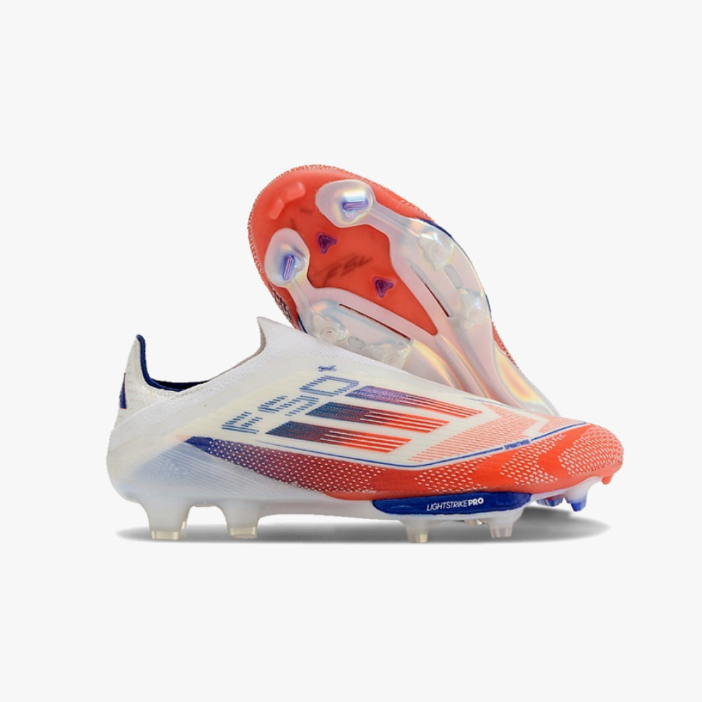 Chuteira de Campo Adidas F50 Elite Branca e Vermelha