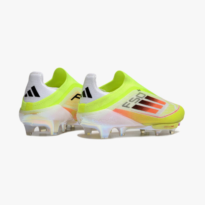 Chuteira de Campo Adidas F50 Elite Branco e Verde - Image 4