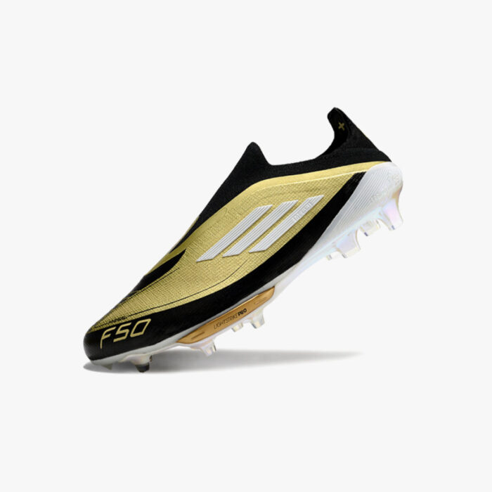 Chuteira de Campo Adidas F50 Elite Dourada - Image 3