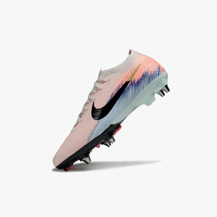 Chuteira de Campo Nike Mercurial Vapor Air Zoom 16 Trava Mista Salmão - Image 3