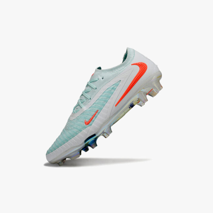 Chuteira de Campo Nike Phantom GX Elite 6 Branco e Laranja - Image 3