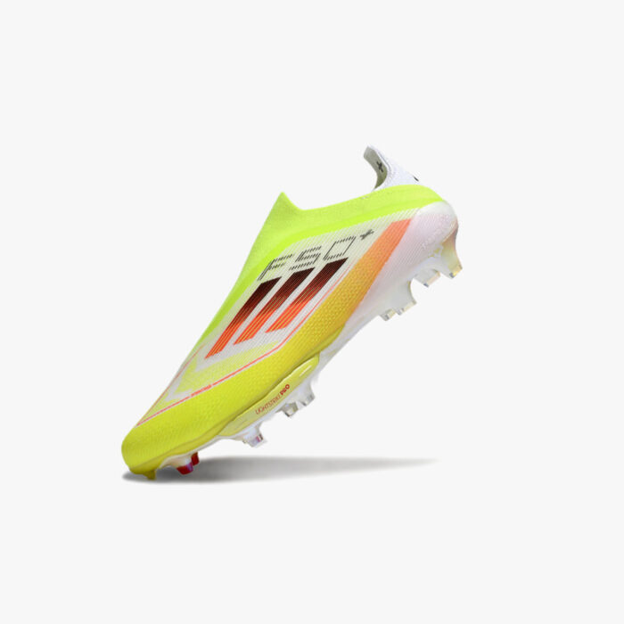 Chuteira de Campo Adidas F50 Elite Branco e Verde - Image 3