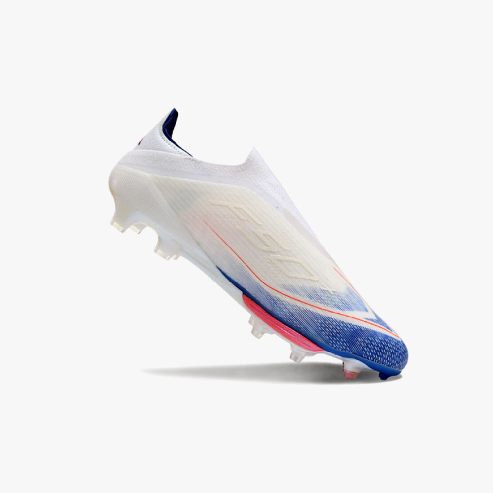 Chuteira de Campo Adidas F50 Elite Branca e Azul