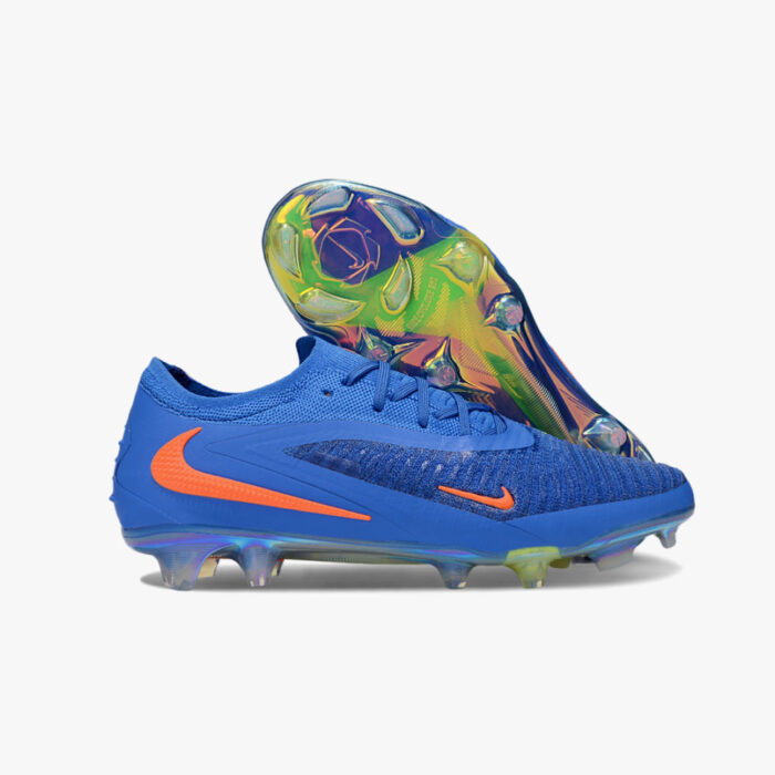 Chuteira de Campo Nike Phantom GX Elite 6 Low Azul