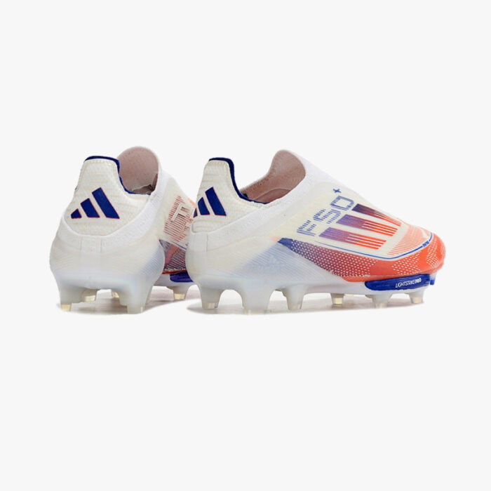 Chuteira de Campo Adidas F50 Elite Branca e Vermelha - Image 4