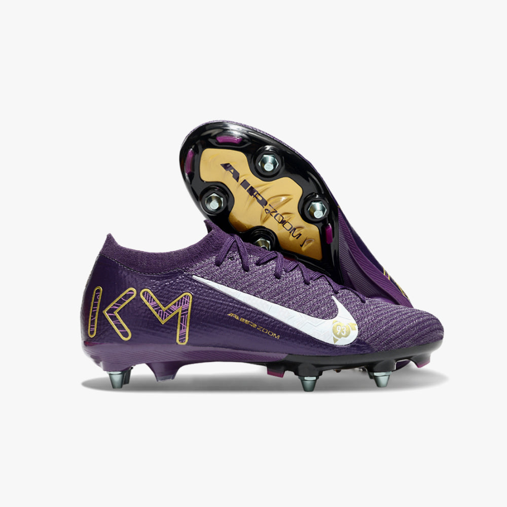 Chuteira de Campo Nike Mercurial Vapor Air Zoom 16 Trava Mista Roxa