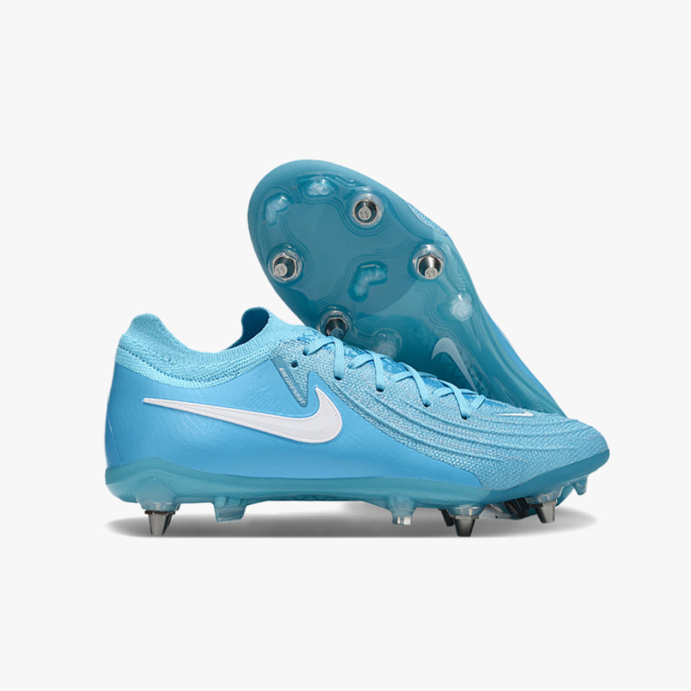 Chuteira de Campo Nike Phantom GX 2 Elite Azul Trava Mista